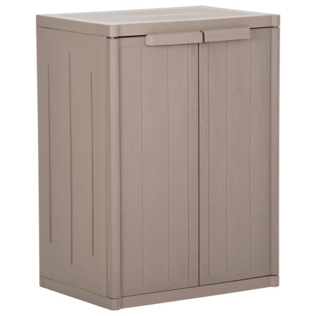 Garden storage cabinet PP wood appearance 65x45x88 cm by vidaXL, Lockers and storage cabinets - Ref: Foro24-151239, Price: 13...