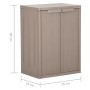 Garden storage cabinet PP wood appearance 65x45x88 cm by vidaXL, Lockers and storage cabinets - Ref: Foro24-151239, Price: 13...