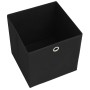 Storage boxes 4 units non-woven textile 32x32x32 cm black by vidaXL, Storage baskets - Ref: Foro24-245745, Price: 28,27 €, Di...