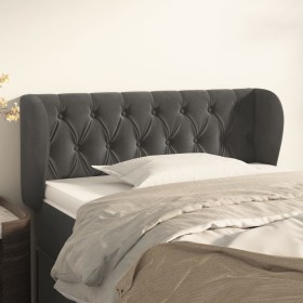 Cabecero de terciopelo gris oscuro 103x23x78/88 cm de vidaXL, Cabeceros y pies de cama - Ref: Foro24-3117523, Precio: 68,99 €...