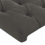 Cabecero de terciopelo gris oscuro 103x16x78/88 cm de vidaXL, Cabeceros y pies de cama - Ref: Foro24-3119147, Precio: 68,89 €...