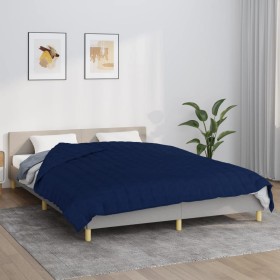 Manta con peso tela azul 220x230 cm 11 kg de vidaXL, Mantas - Ref: Foro24-3154807, Precio: 87,99 €, Descuento: %