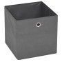 Storage boxes 10 pcs non-woven textile 32x32x32 cm gray by vidaXL, Storage baskets - Ref: Foro24-245748, Price: 49,66 €, Disc...