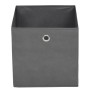 Cajas de almacenaje 10 uds textil no tejido 32x32x32 cm gris de vidaXL, Cestas para almacenaje - Ref: Foro24-245748, Precio: ...