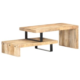 Set of 2 solid mango wood coffee tables by vidaXL, Coffee table - Ref: Foro24-320392, Price: 165,27 €, Discount: %