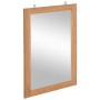 Wandspiegel aus massivem Teakholz, 50 x 70 cm von vidaXL, Spiegel - Ref: Foro24-246501, Preis: 57,99 €, Rabatt: %