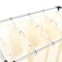 Laundry separator with 4 cream steel bags by vidaXL, Laundry baskets - Ref: Foro24-282428, Price: 43,75 €, Discount: %