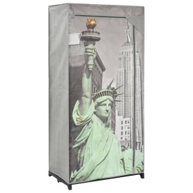 Armario de tela New York 75x45x160 cm de vidaXL, Armarios roperos - Ref: Foro24-282461, Precio: 32,15 €, Descuento: %