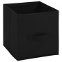 Storage cabinet with 4 black fabric baskets steel 63x30x71 cm by vidaXL, Lockers and storage cabinets - Ref: Foro24-282462, P...