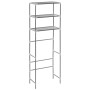 3-tier shelf over toilet silver 53x28x169 cm by vidaXL, Towel racks - Ref: Foro24-282464, Price: 22,31 €, Discount: %