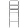 3-tier shelf over toilet silver 53x28x169 cm by vidaXL, Towel racks - Ref: Foro24-282464, Price: 22,31 €, Discount: %