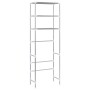 3-tier shelf over toilet silver 53x28x169 cm by vidaXL, Towel racks - Ref: Foro24-282464, Price: 22,31 €, Discount: %