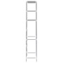 3-tier shelf over toilet silver 53x28x169 cm by vidaXL, Towel racks - Ref: Foro24-282464, Price: 22,31 €, Discount: %