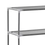 3-tier shelf over toilet silver 53x28x169 cm by vidaXL, Towel racks - Ref: Foro24-282464, Price: 22,31 €, Discount: %