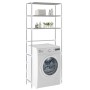 3-tier shelf above washing machine silver 69x28x169 cm by vidaXL, Towel racks - Ref: Foro24-282465, Price: 24,24 €, Discount: %