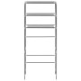 3-tier shelf above washing machine silver 69x28x169 cm by vidaXL, Towel racks - Ref: Foro24-282465, Price: 24,24 €, Discount: %