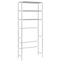 3-tier shelf above washing machine silver 69x28x169 cm by vidaXL, Towel racks - Ref: Foro24-282465, Price: 24,24 €, Discount: %