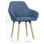 Sillas de comedor 2 unidades tela azul de vidaXL, Sillas de comedor - Ref: Foro24-283463, Precio: 181,99 €, Descuento: %