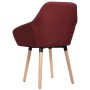 Dining chairs 2 units red fabric by vidaXL, dining chairs - Ref: Foro24-283467, Price: 194,14 €, Discount: %