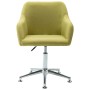 Silla de comedor giratoria tela verde de vidaXL, Sillas de comedor - Ref: Foro24-283474, Precio: 88,46 €, Descuento: %