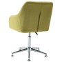 Silla de comedor giratoria tela verde de vidaXL, Sillas de comedor - Ref: Foro24-283474, Precio: 88,46 €, Descuento: %