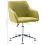 Silla de comedor giratoria tela verde de vidaXL, Sillas de comedor - Ref: Foro24-283474, Precio: 88,46 €, Descuento: %