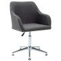 Swivel dining chairs 2 units dark gray fabric by vidaXL, dining chairs - Ref: Foro24-283480, Price: 128,07 €, Discount: %