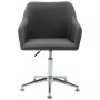 Swivel dining chairs 2 units dark gray fabric by vidaXL, dining chairs - Ref: Foro24-283480, Price: 128,07 €, Discount: %