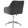 Swivel dining chairs 2 units dark gray fabric by vidaXL, dining chairs - Ref: Foro24-283480, Price: 128,07 €, Discount: %