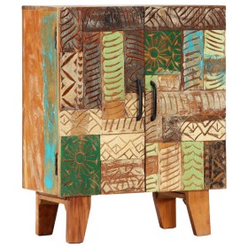 Hand-carved sideboard solid recycled wood 60x30x75 cm by vidaXL, Sideboards - Ref: Foro24-247910, Price: 238,99 €, Discount: %