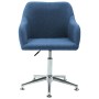 Swivel dining chairs 2 units blue fabric by vidaXL, dining chairs - Ref: Foro24-283483, Price: 116,99 €, Discount: %