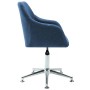 Swivel dining chairs 2 units blue fabric by vidaXL, dining chairs - Ref: Foro24-283483, Price: 116,99 €, Discount: %