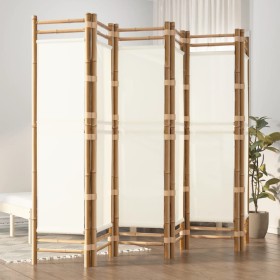 Folding screen with 6 panels made of bamboo and canvas, 240 cm. by vidaXL, Room dividers - Ref: Foro24-350626, Price: 169,99 ...