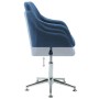 Swivel dining chairs 2 units blue fabric by vidaXL, dining chairs - Ref: Foro24-283483, Price: 116,99 €, Discount: %