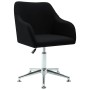 Swivel dining chairs 2 units black fabric by vidaXL, dining chairs - Ref: Foro24-283485, Price: 128,07 €, Discount: %