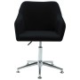 Swivel dining chairs 2 units black fabric by vidaXL, dining chairs - Ref: Foro24-283485, Price: 128,07 €, Discount: %