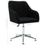 Swivel dining chairs 2 units black fabric by vidaXL, dining chairs - Ref: Foro24-283485, Price: 128,07 €, Discount: %