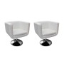 Kitchen stools 2 units white artificial leather by vidaXL, Armchairs - Ref: Foro24-160439, Price: 378,39 €, Discount: %