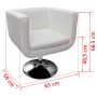 Kitchen stools 2 units white artificial leather by vidaXL, Armchairs - Ref: Foro24-160439, Price: 383,49 €, Discount: %