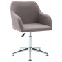 Swivel dining chairs 2 units gray taupe fabric by vidaXL, dining chairs - Ref: Foro24-283488, Price: 124,85 €, Discount: %