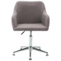 Swivel dining chairs 2 units gray taupe fabric by vidaXL, dining chairs - Ref: Foro24-283488, Price: 124,85 €, Discount: %