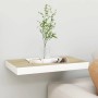 MDF oak and white floating wall shelf 40x23x3.8 cm by vidaXL, Shelves and shelves - Ref: Foro24-326570, Price: 17,00 €, Disco...