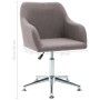 Swivel dining chairs 2 units gray taupe fabric by vidaXL, dining chairs - Ref: Foro24-283488, Price: 124,85 €, Discount: %