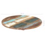 Round table top 40 cm 25-27 mm solid recycled wood by vidaXL, Table tops - Ref: Foro24-286036, Price: 30,65 €, Discount: %