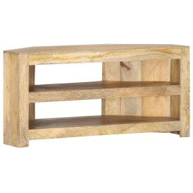 Mueble esquinero para TV de madera maciza de mango 90x45x45 cm de vidaXL, Muebles TV - Ref: Foro24-286382, Precio: 242,99 €, ...