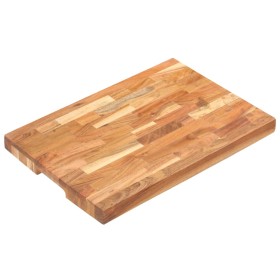 Solid acacia wood cutting board 50x35x4 cm by vidaXL, Chopping boards - Ref: Foro24-286569, Price: 56,49 €, Discount: %