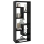 Black plywood wall shelf 36x16x90 cm by vidaXL, Shelves and shelves - Ref: Foro24-803012, Price: 36,17 €, Discount: %