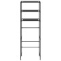 3-tier shelf above black toilet 53x28x169 cm by vidaXL, Towel racks - Ref: Foro24-288329, Price: 25,35 €, Discount: %