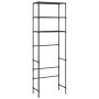 3-tier shelf above black toilet 53x28x169 cm by vidaXL, Towel racks - Ref: Foro24-288329, Price: 25,35 €, Discount: %