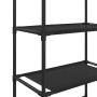 3-tier shelf above black toilet 53x28x169 cm by vidaXL, Towel racks - Ref: Foro24-288329, Price: 25,35 €, Discount: %